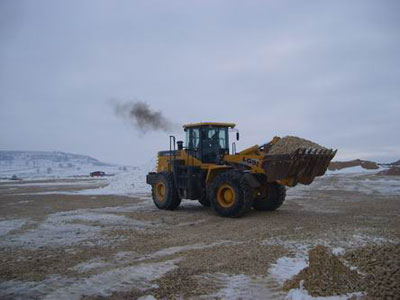 LG958 at a work site of Bulgaria